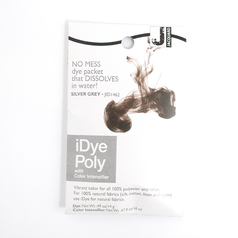 Jacquard, Fabric Dye, Art & School, iDye, Poly, 14gm, 47172, Poly Silver Grey